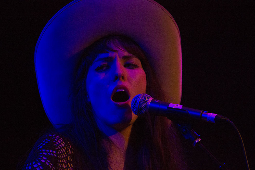 Who the fuck is Jaime Wyatt? I don't know. Find out for yourself. Performing at Bootleg Theater in Los Angeles, California, 2/7/17. Photo by Jason D. 'Diesel' Hamad, No Surf Music.