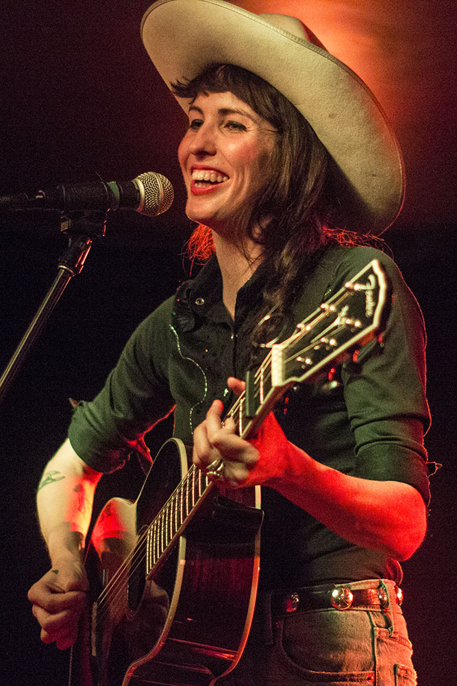 Jaime Wyatt performing at The Wayfarer in Costa Mesa, California, 3/27/17. Photo by Jason D. 'Diesel' Hamad, No Surf Music.