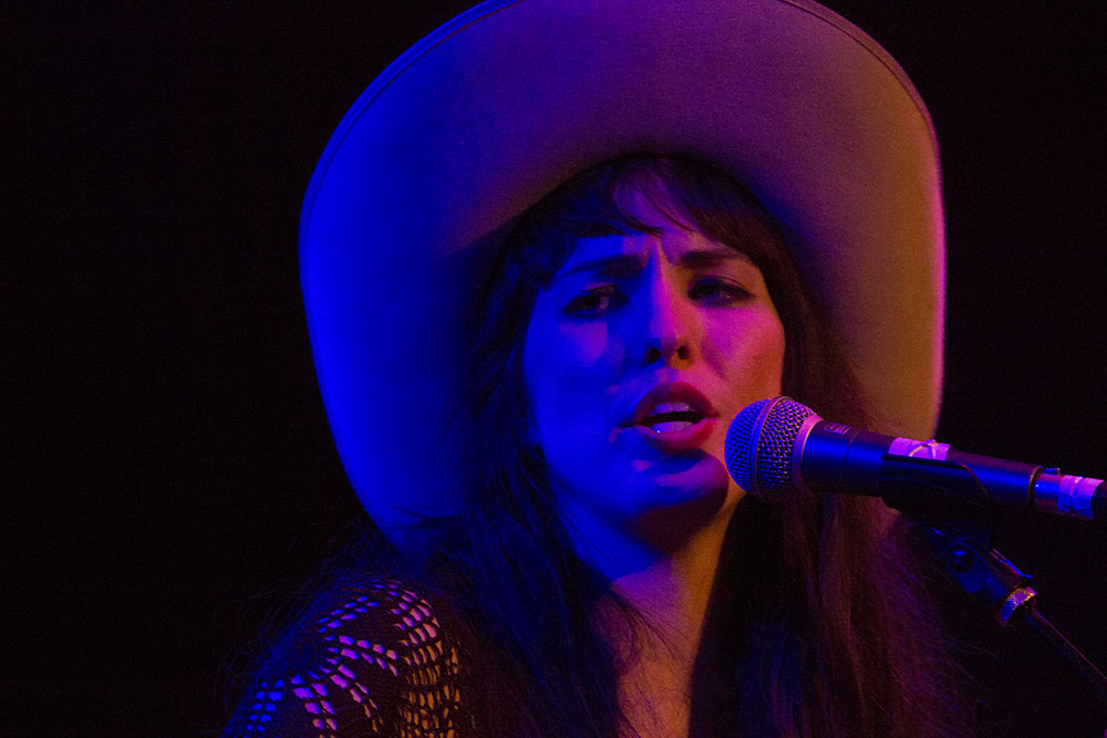 Jaime Wyatt performing at Bootleg Theater in Los Angeles, California, 2/7/17. Photo by Jason D. 'Diesel' Hamad, No Surf Music.