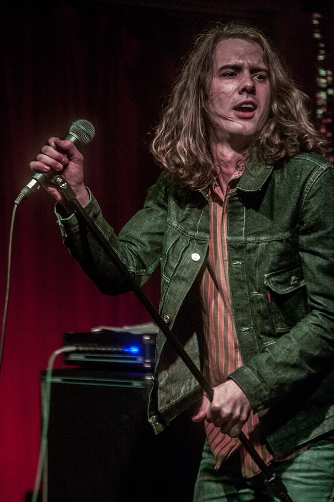 White Buffalo Woman performs at Mahall's 20 Lanes in Lakewood, Ohio, 12/18/17. Photo by Jason D. 'Diesel' Hamad, No Surf Music.